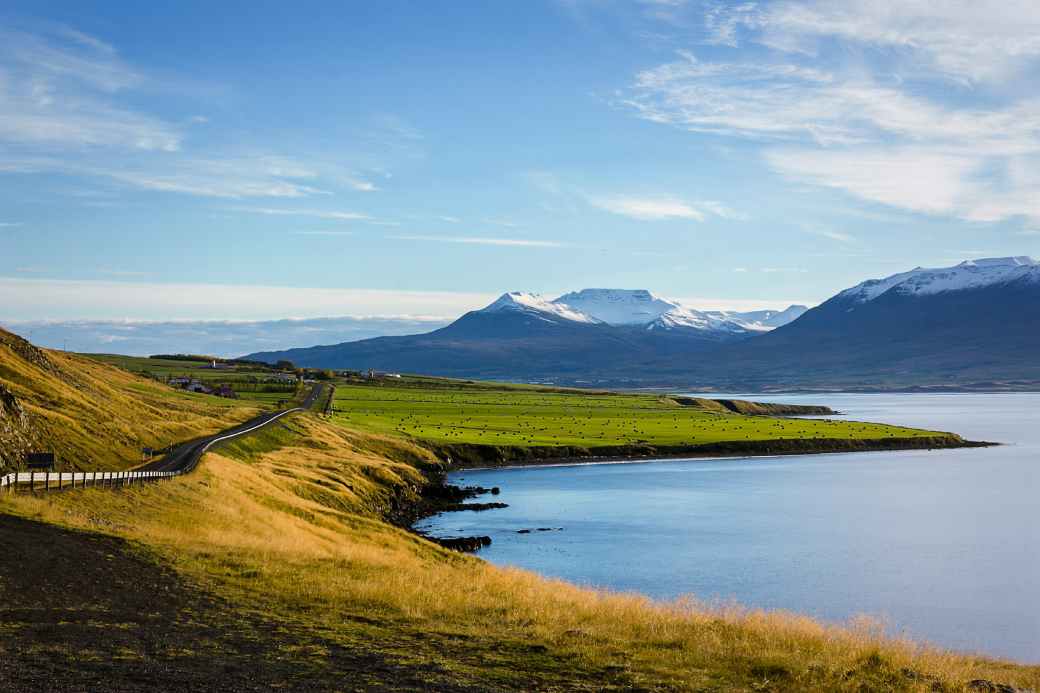 A view of Akureyri, IS