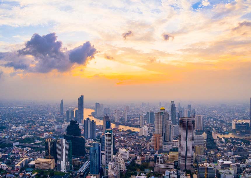 A view of Bangkok, TH