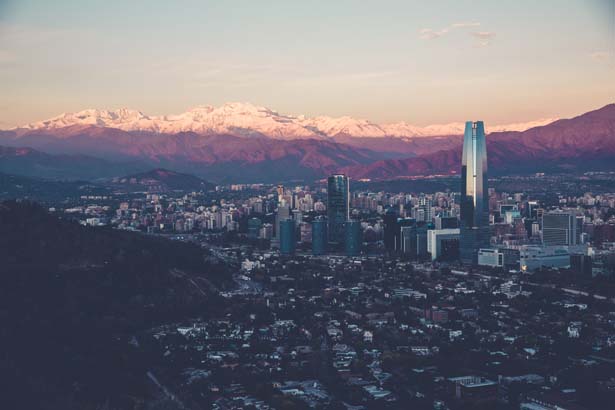 A view of Santiago, CL