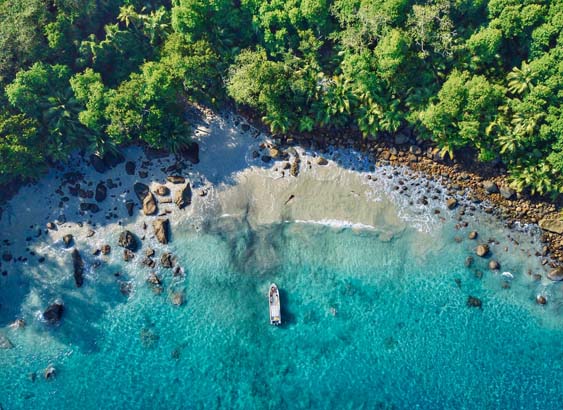 A view of Seychelles, SC