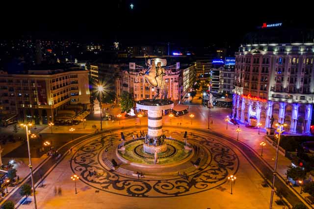 A view of Skopje, MK